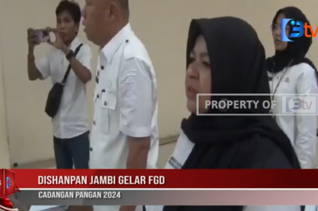 DISHANPAN JAMBI GELAR FGD CADANGAN PANGAN 2024