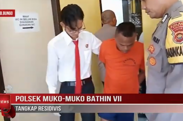 POLSEK MUKO MUKO BATHIN VII TANGKAP RESIDIVIS