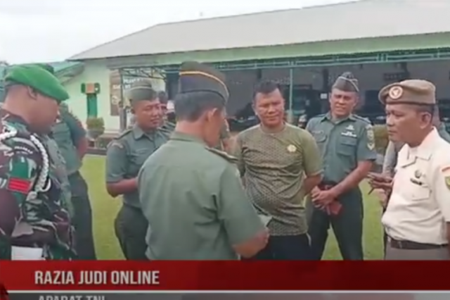 RAZIA JUDI ONLINE APARAT TNI