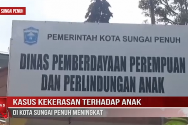 KASUS KEKERASAN TERHADAP ANAK DI KOTA SUNGAI PENUH MENINGKAT