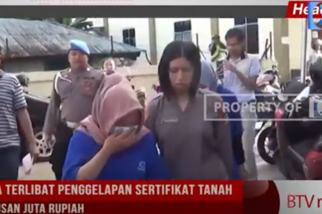 TIGA WANITA TERLIBAT PENGGELAPAN SERTIFIKAT TANAH SENILAI RATUSAN JUTA RUPIAH