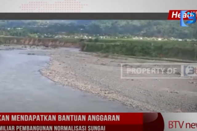 KERINCI AKAN MENDAPATKAN BANTUAN ANGGARAN SEBESAR 45 MILIAR PEMBANGUNAN NORMALISASI SUNGAI