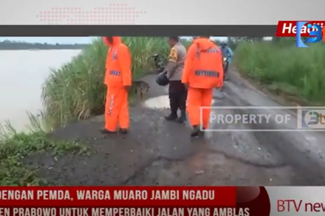 KECEWA DENGAN PEMDA, WARGA MUARO JAMBI NGADU KE PRESIDEN PRABOWO