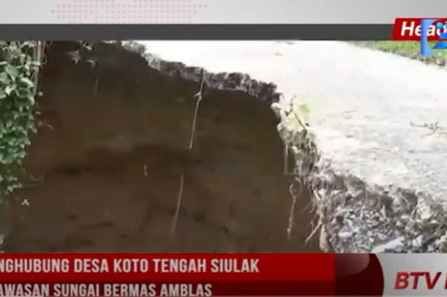 JALAN PENGHUBUNG DESA KOTO TENGAH SIULAK DENGAN KAWASAN SUNGAI BERMAS AMBLAS
