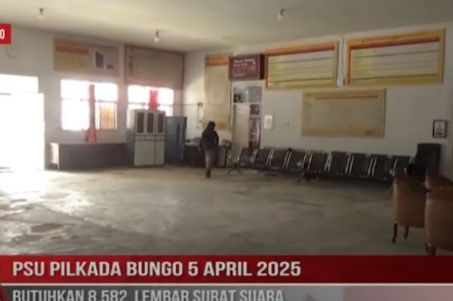 PSU PILKADA BUNGO 5 APRIL 2025 BUTUHKAN 8 582 LEMBAR SURAT SUARA