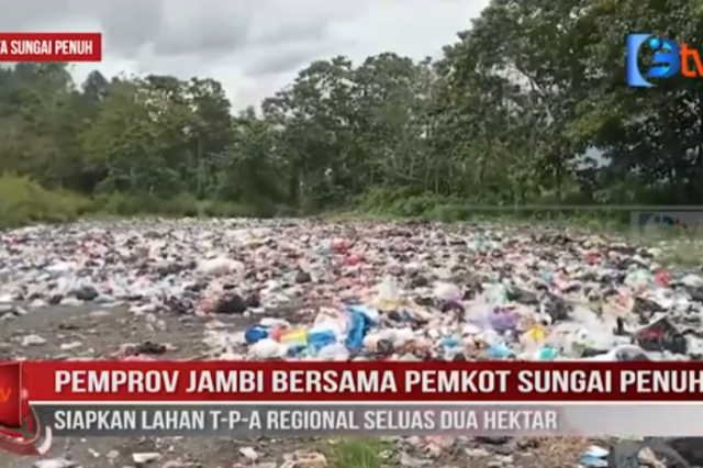 PEMPROVJAMBI BERSAMA PEMKOT SUNGAI PENUH SIAPKAN LAHAN T P A REGIONAL SELUAS DUA HEKTAR
