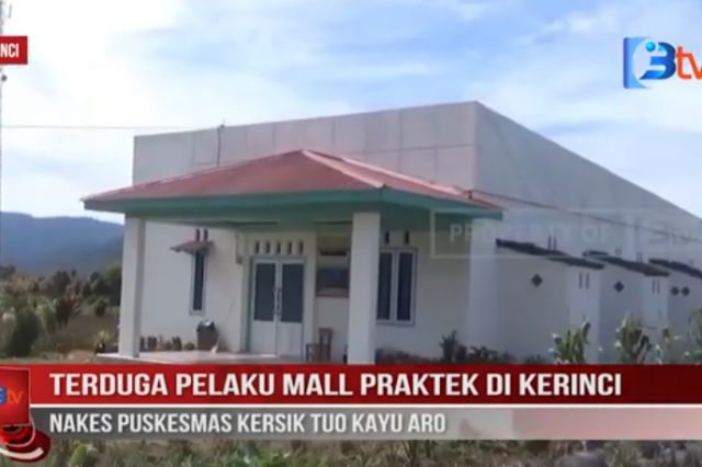 TERDUGA PELAKU MALL PRAKTEK DI KERINCI NAKES PUSKESMAS KERSIK TUO KAYU ARO