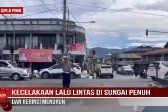 KECELAKAAN LALU LINTAS DI SUNGAI PENUH DAN KERINCI MENURUN