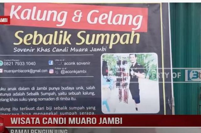 WISATA CANDI MUARO JAMBI RAMAI PENGUNJUNG