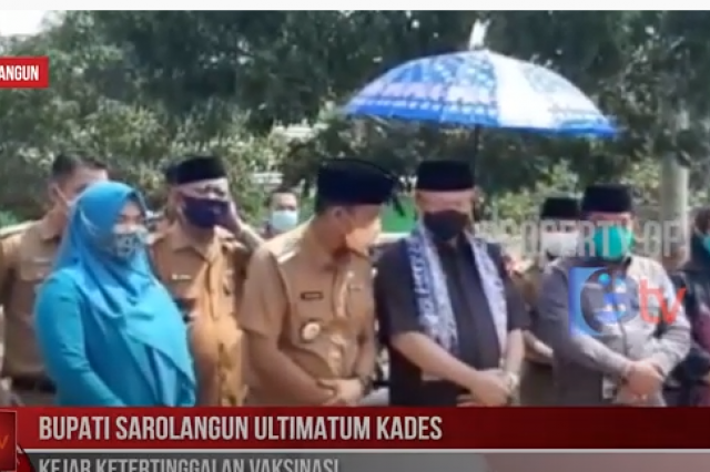 BUPATI SAROLANGUN ULTIMATUM KADES