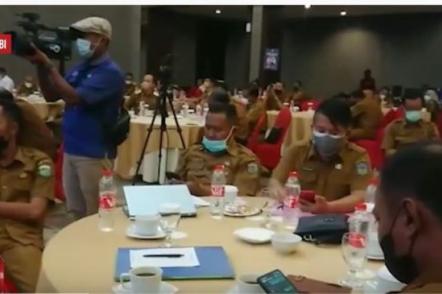 HADIRI RAKOR PENGENDALIAN INFLASI DAERAH, SEKDA MINTA JAGA KETERSEDIAAN PANGAN DAN STABILITAS HARGA