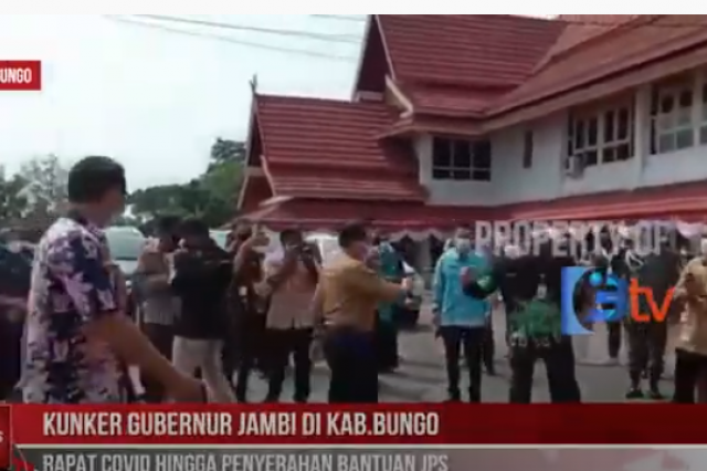 KUNKER GUBERNUR JAMBI AL HARIS DI KAB. BUNGO