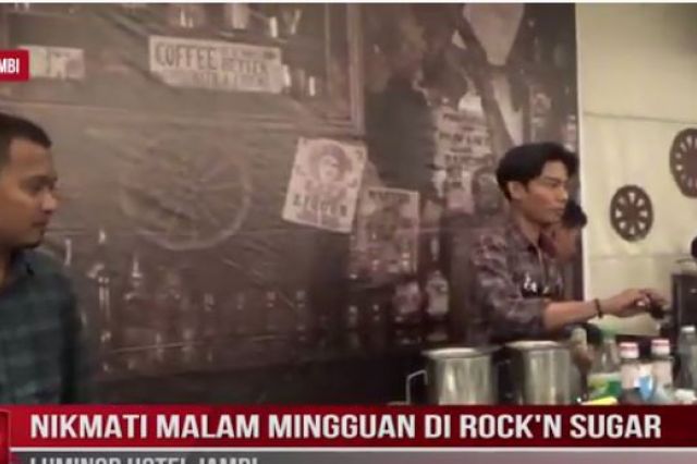 NIKMATI MALAM MINGGUAN DI ROCK'N SUGAR LUMINOR HOTEL JAMBI