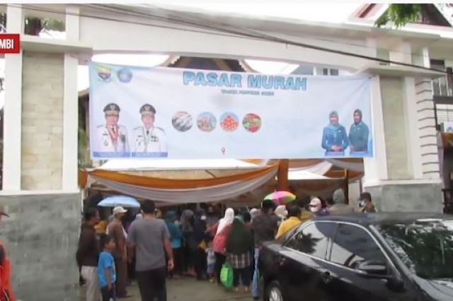 PEMPROV JAMBI KEMBALI GELAR PASAR MURAH RAMADHAN