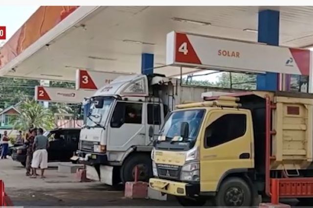 PASTIKAN TIDAK ADA ANTREAN PANJANG, POLRES BUNGO SIDAK SEJUMLAH SPBU