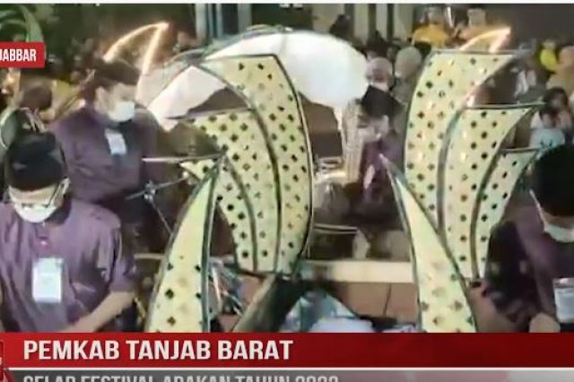 PEMKAB TANJAB BARAT GELAR FESTIVAL ARAKAN TAHUN 2022