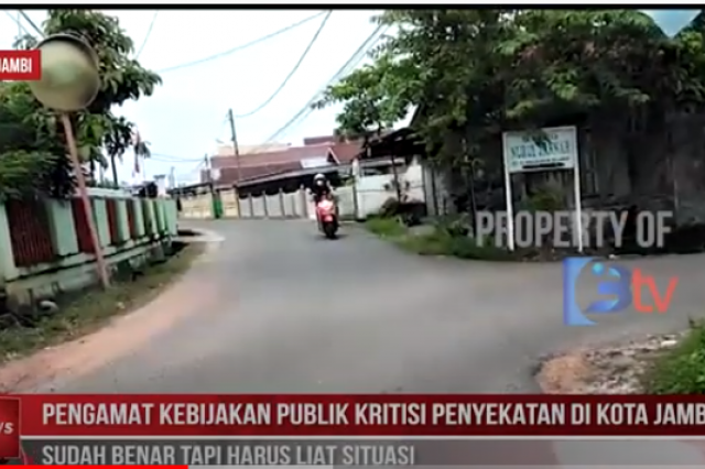 PENGAMAT KEBIJAKAN PUBLIK KRITISI PENYEKATAN DI KOTA JAMBI