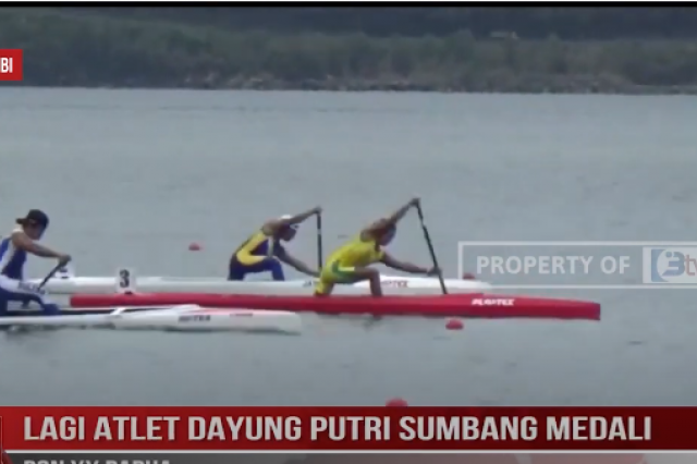 LAGI ATLET DAYUNG PUTRI SUMBANG MEDALI