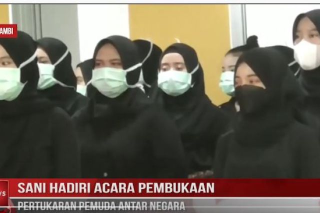 SANI HADIRI ACARA PEMBUKAAN PERTUKARAN PEMUDA ANTAR NEGARA