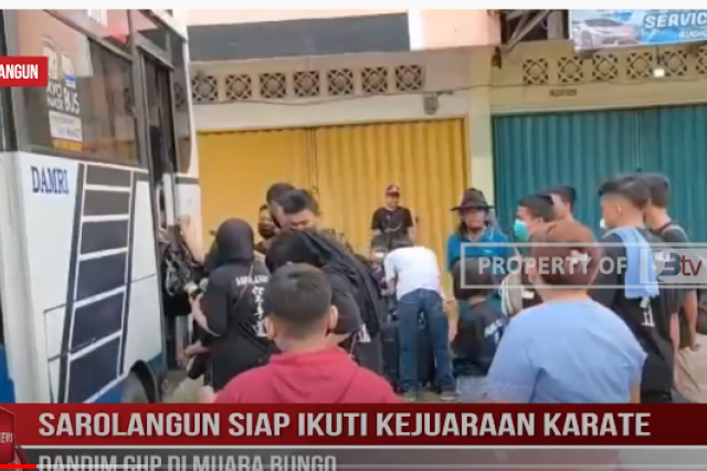 SAROLANGUN SIAP IKUTI KEJUARAAN KARATE DANDIM CUP DI MUARA BUNGO
