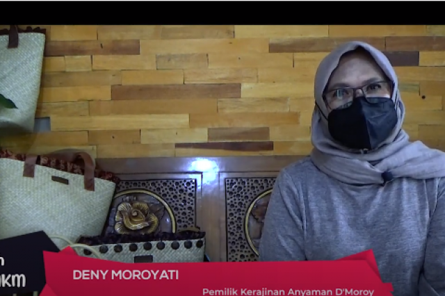 BTV RUMAH UMKM : USAHA KERAJINAN ANYAMAN JAMBI MILIK IBU DENY MOROYATI