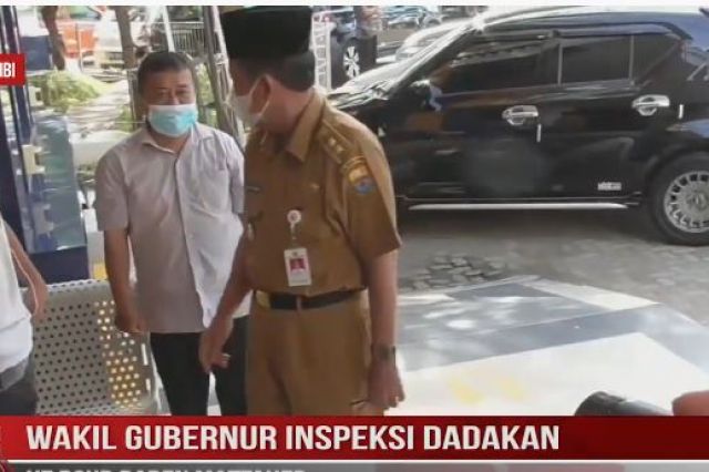 WAKIL GUBERNUR INSPEKSI DADAKAN KE RSUD RADEN MATTAHER